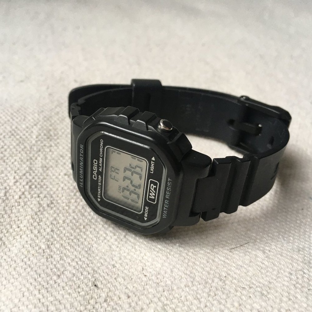 Casio Illuminator Black Digital Watch